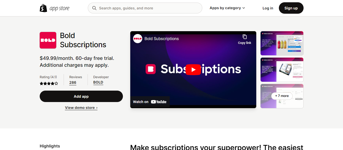 best shopify subscription app